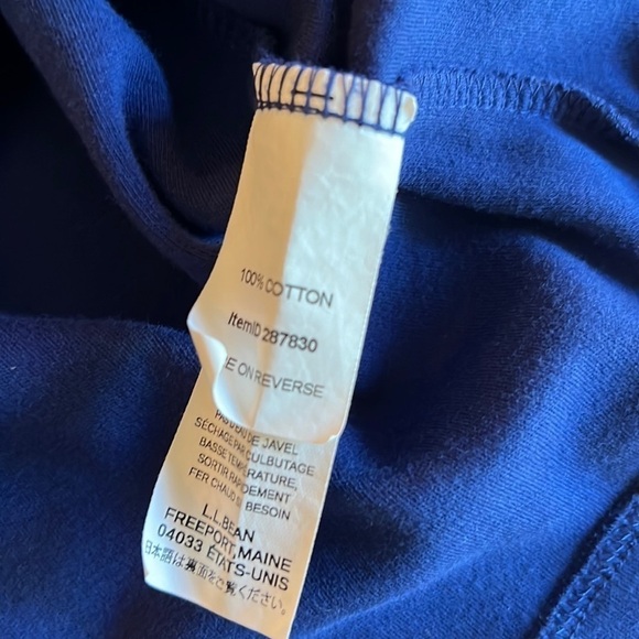 LL Bean 3/4 Long Sleeve Fitted Tee - Picture 4 of 6